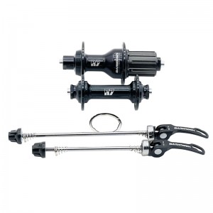 DARKROCK R7公路車花鼓（黑色）