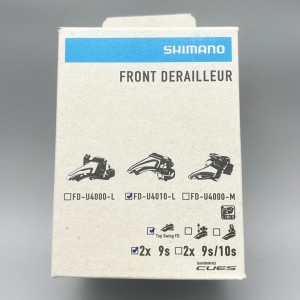 盒裝shimano CUES U4010-L平推前撥2*9S